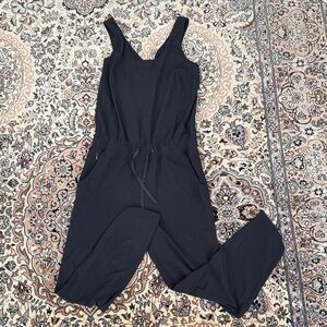 Black Women's Sleeveless Jumpsuit